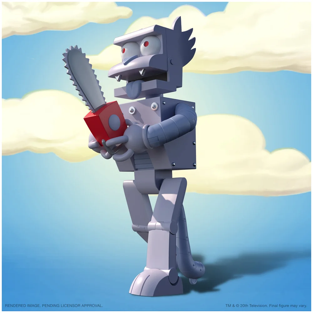 Super7 The Simpsons ULTIMATES! Figure - Robot Scratchy Afbeelding 1