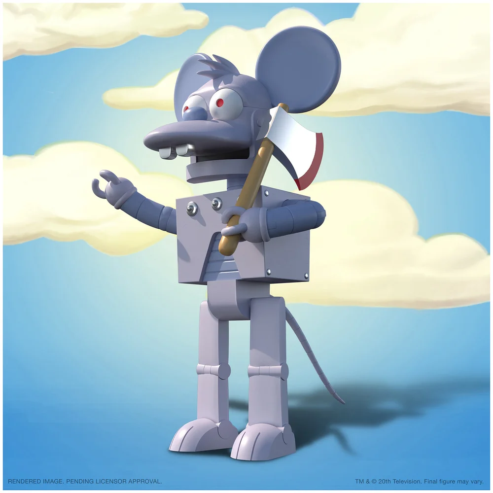 Super7 The Simpsons ULTIMATES! Figure - Robot Itchy Afbeelding 1