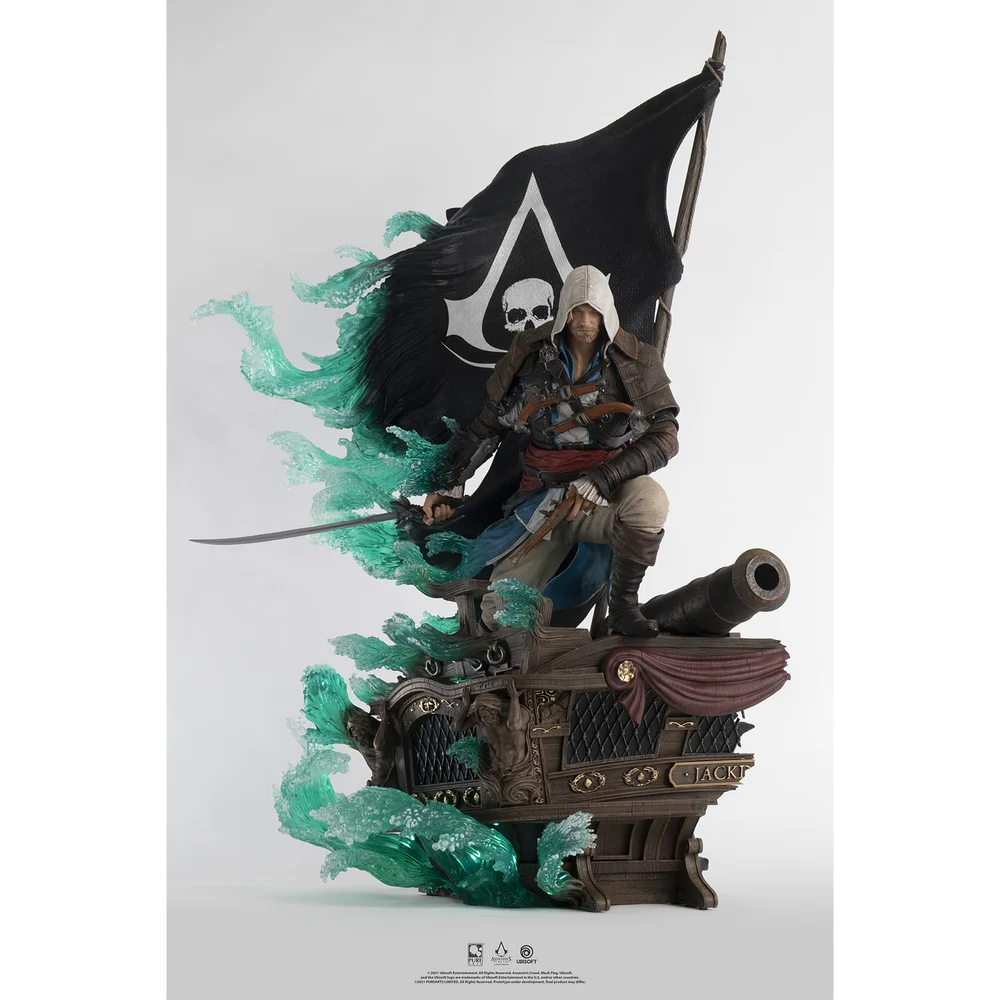 PureArts Assassin's Creed Black Flag Edward Kenway Animus 1:4 Scale Statue Afbeelding 1
