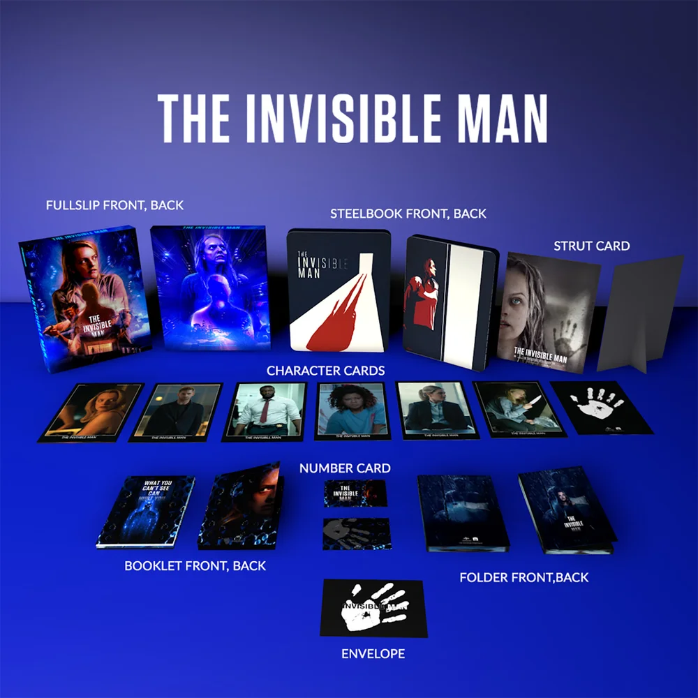 The Invisible Man - 4K Ultra HD Limited Edition Collector's Steelbook (Includes Blu-ray) Afbeelding 1