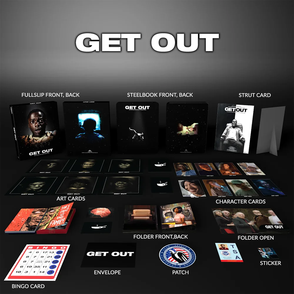 Get Out - 4K Ultra HD Limited Edition Collector's Steelbook (Includes Blu-ray) Afbeelding 1