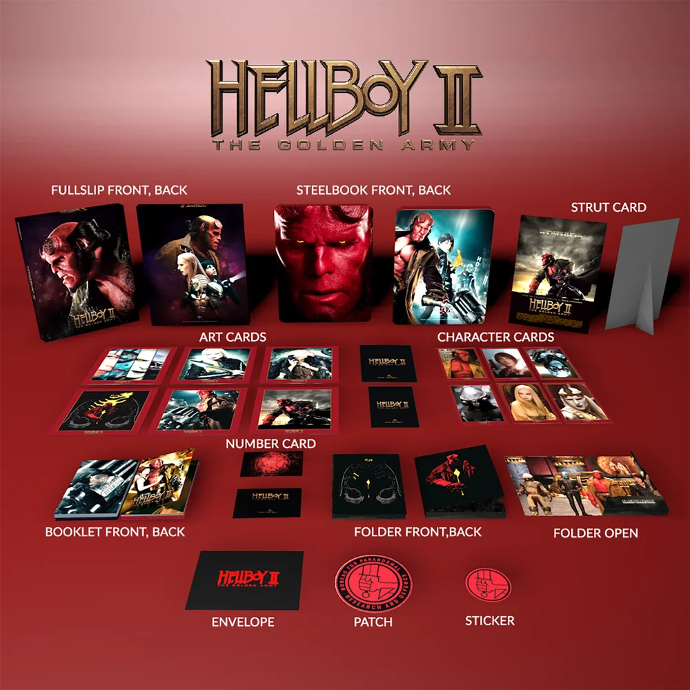 Hellboy 2 - 4K Ultra HD Limited Edition Collector's Steelbook (Includes Blu-ray) Afbeelding 1