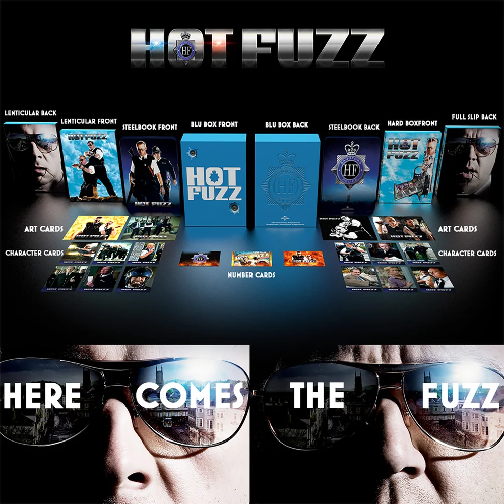 Hot Fuzz Limited Collector's Edition Steelbook Afbeelding 1