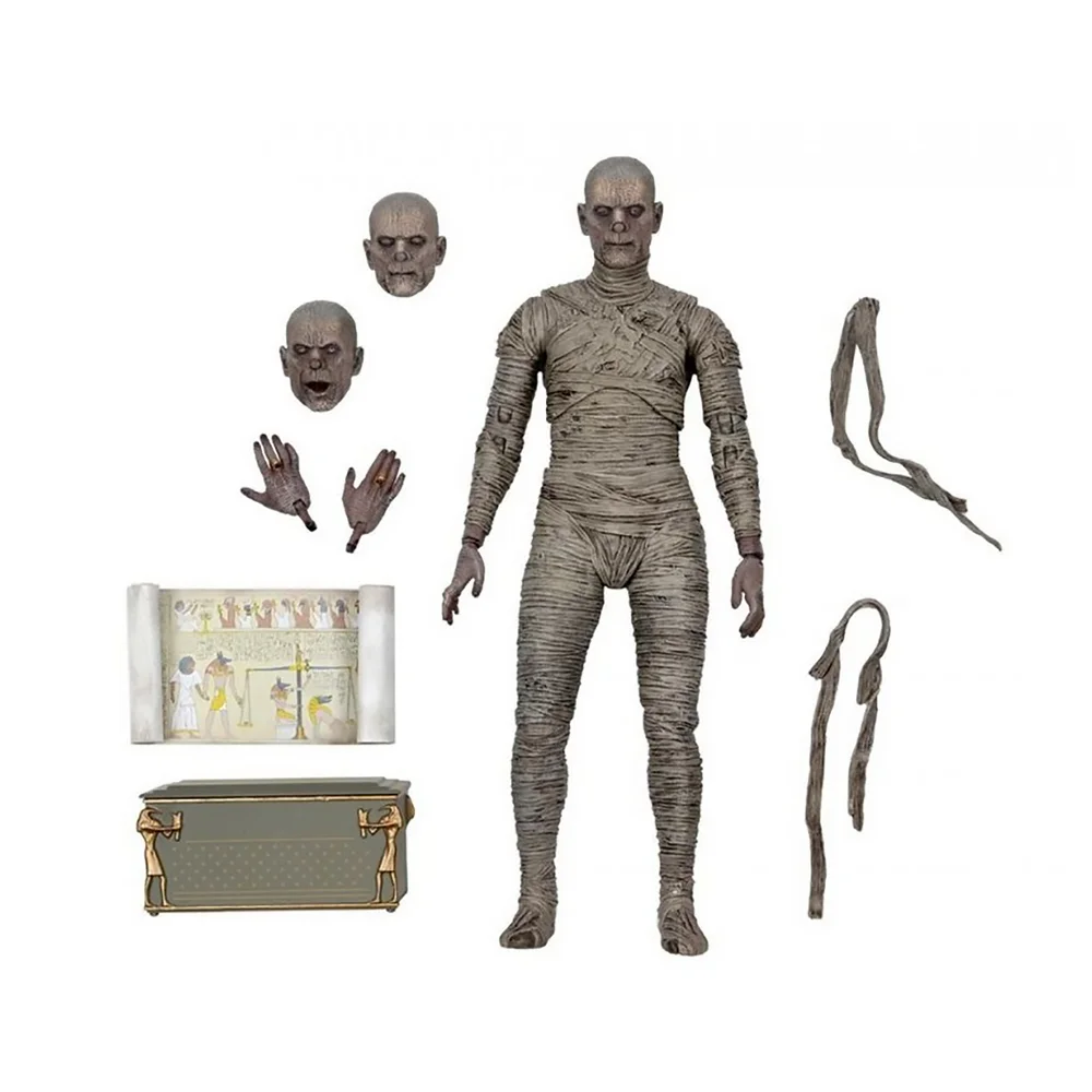 NECA Universal Monsters The Mummy in Colour Ultimate 7 Inch Action Figure Afbeelding 1