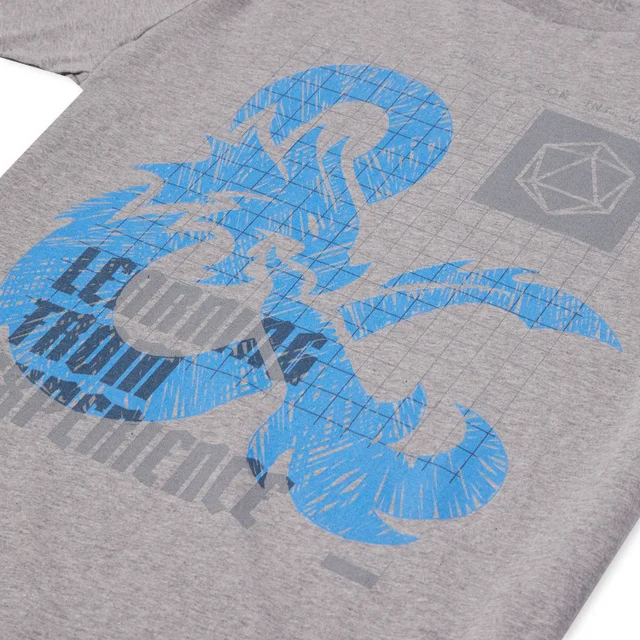 Dungeons & Dragons Learning From Experience Unisex T-Shirt - Grijs