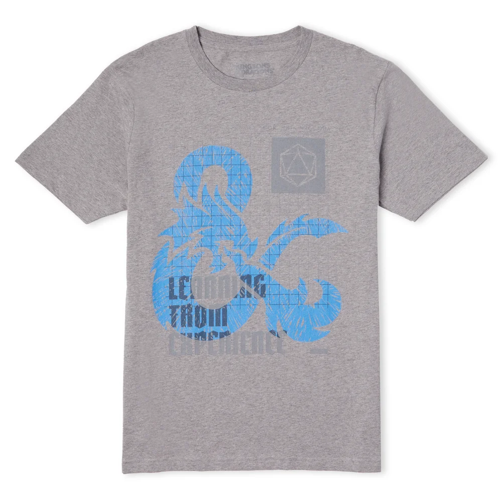 Dungeons & Dragons Learning From Experience Unisex T-Shirt - Grijs - S Afbeelding 1