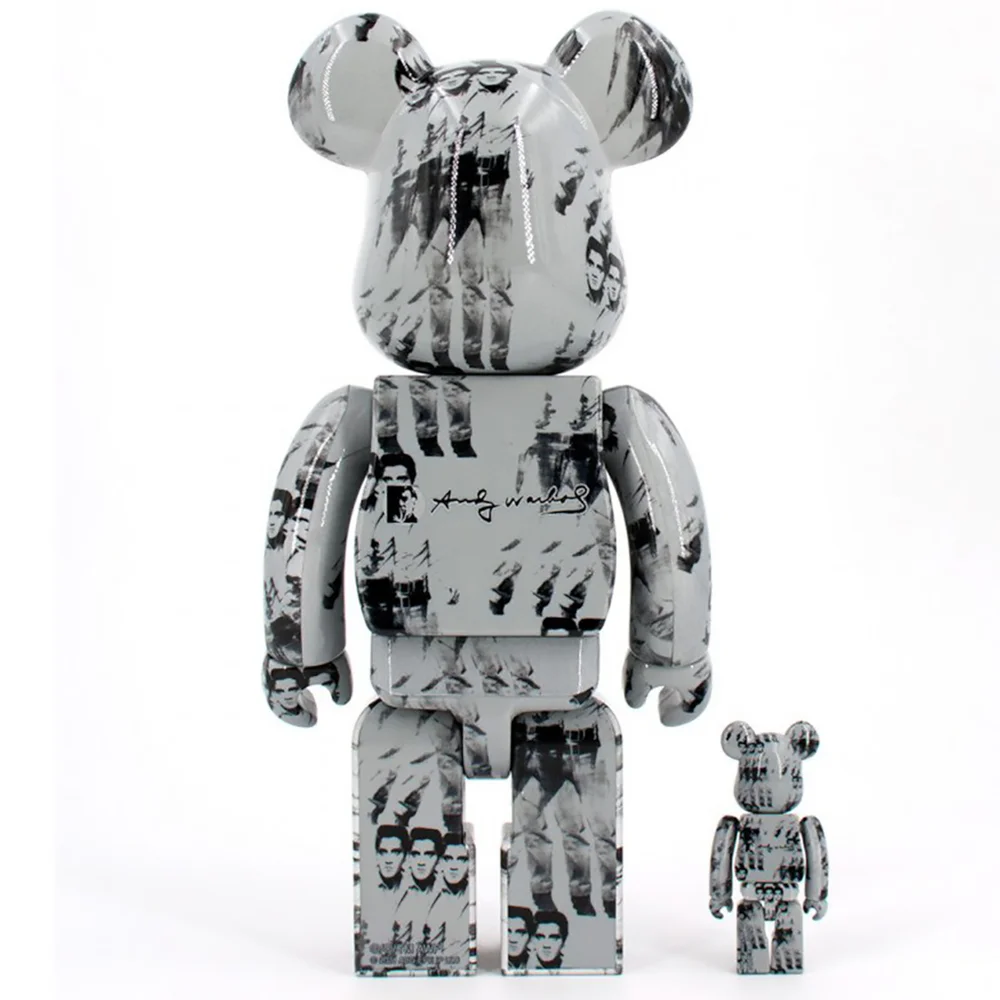 Medicom Be@rbrick Andy Warhol x Elvis Presley 100% & 400% Afbeelding 1