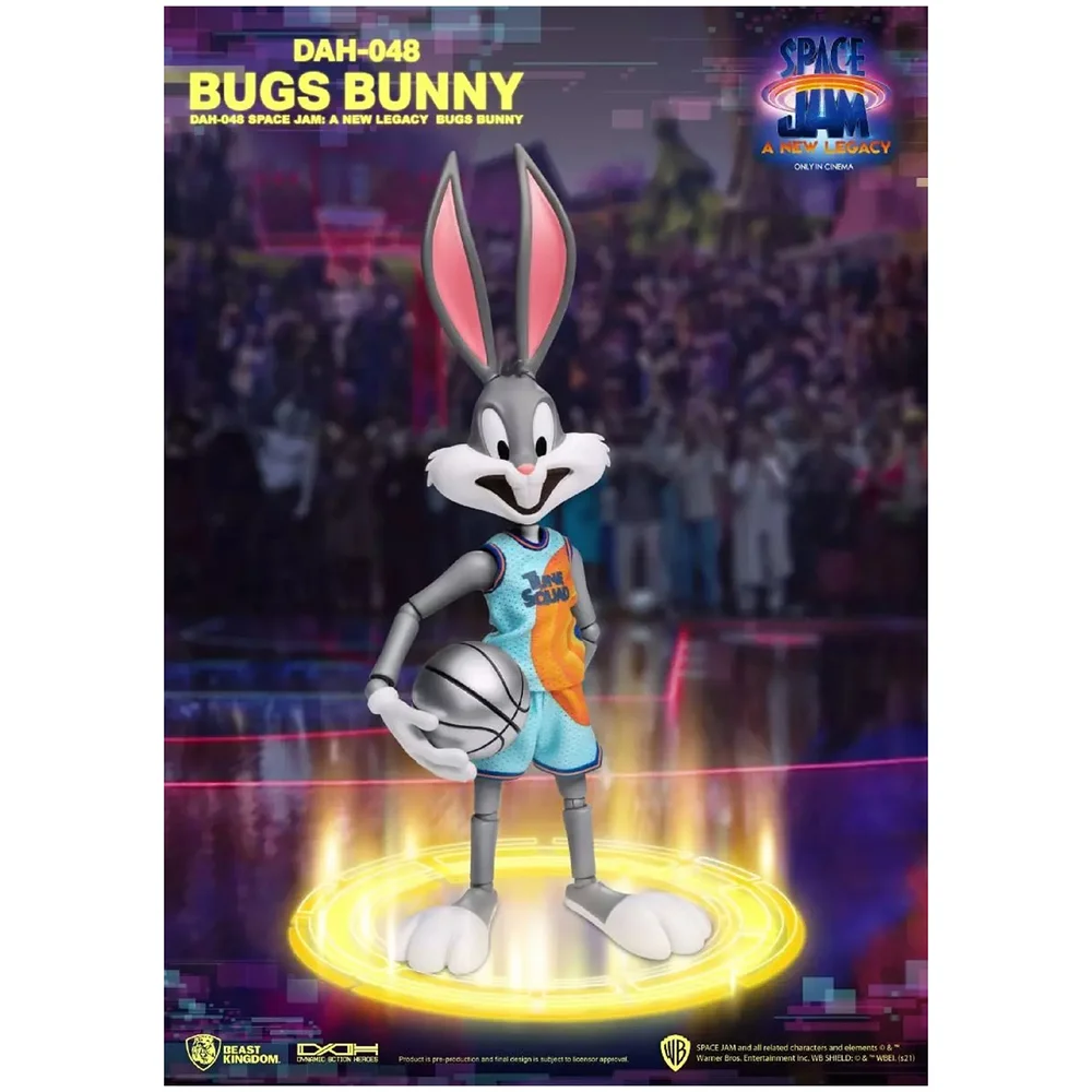 Beast Kingdom Space Jam: A New Legacy Dynamic 8ction Heroes Figure - Bugs Bunny Afbeelding 1