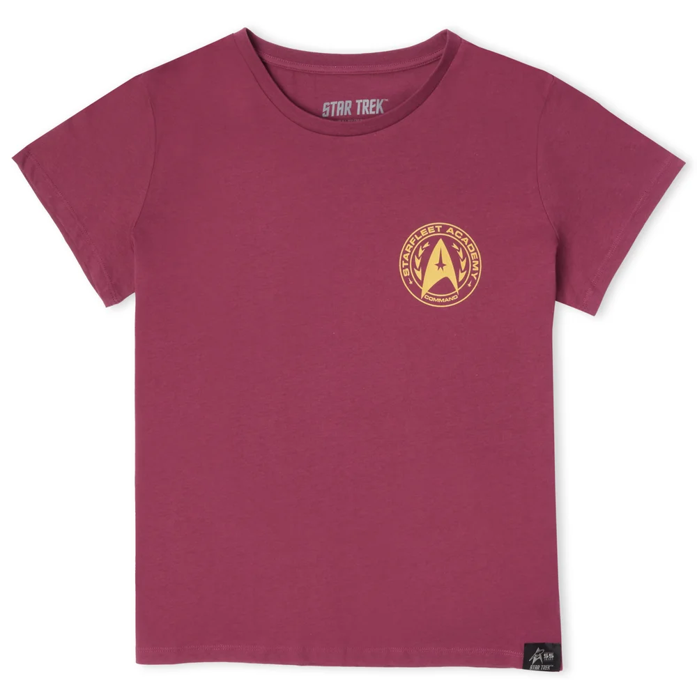 Star Trek Starfleet Commander Women's T-Shirt - Bordeaux - XS - Burgundy Afbeelding 1