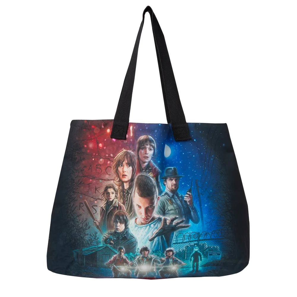 Stranger Things Classic Poster Tote Bag Afbeelding 1