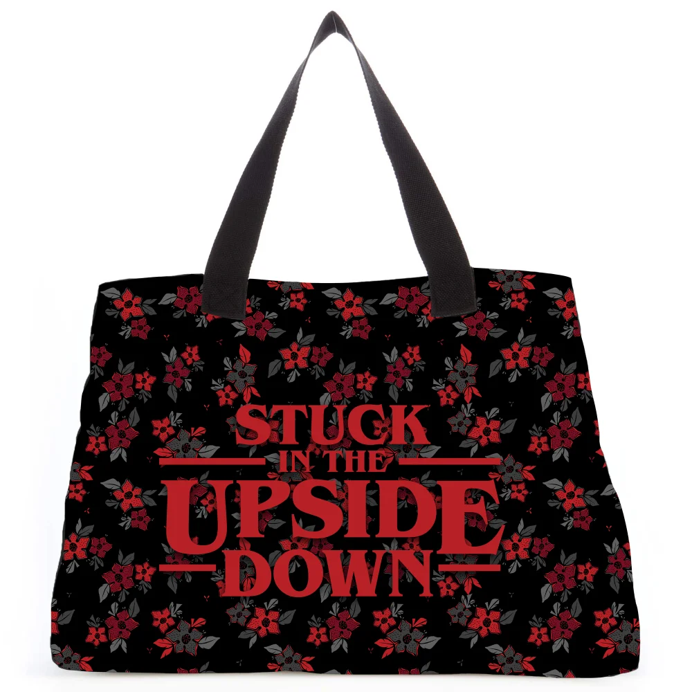 Stranger Things Stuck In The Upside Down Tote Bag Afbeelding 1