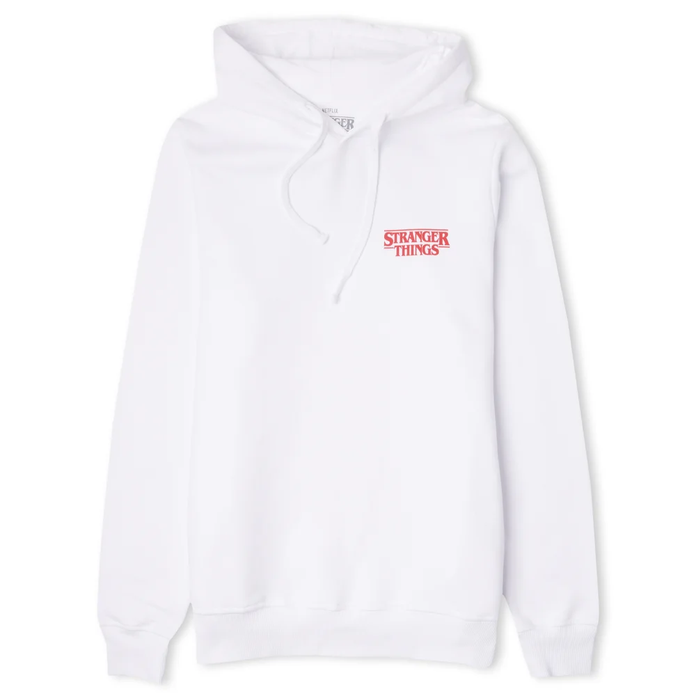 Stranger Things Americana Unisex Hoodie - White - S Afbeelding 1