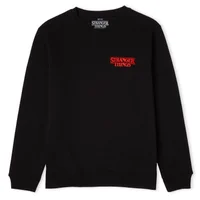 Stranger Things Stuck In The Upside Down Unisex Sweatshirt - Black