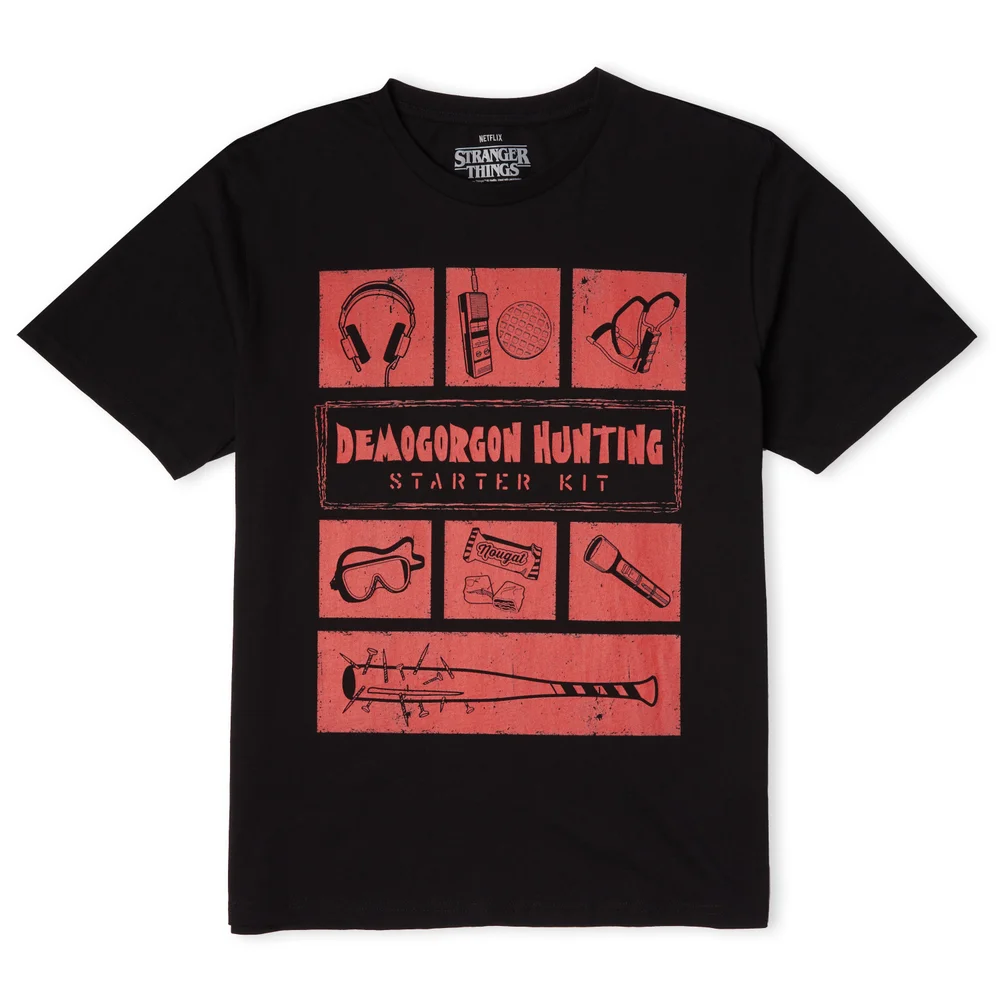 Stranger Things Demogorgon Hunter Men's T-Shirt - Black - S Afbeelding 1
