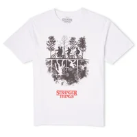 Stranger Things Upside Down Men's T-Shirt - White - undefined undefined