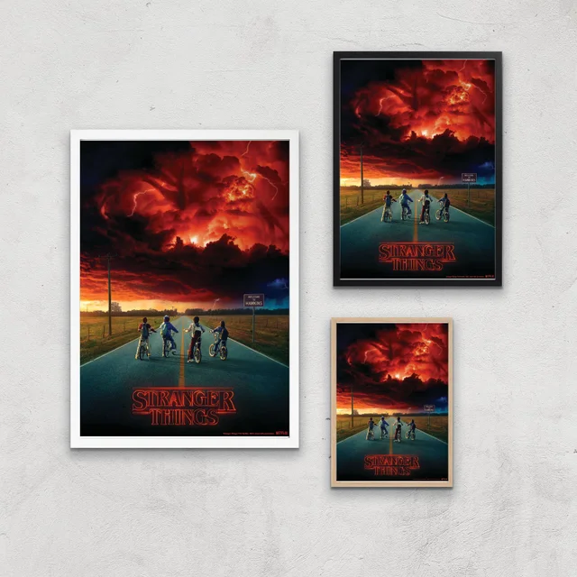 Stranger Things Welcome To Hawkins Giclee Art Print