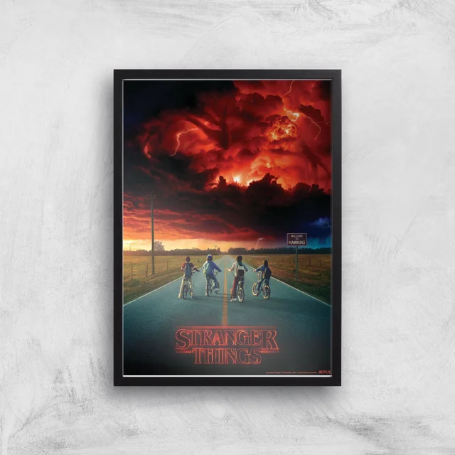 Stranger Things Welcome To Hawkins Giclee Art Print