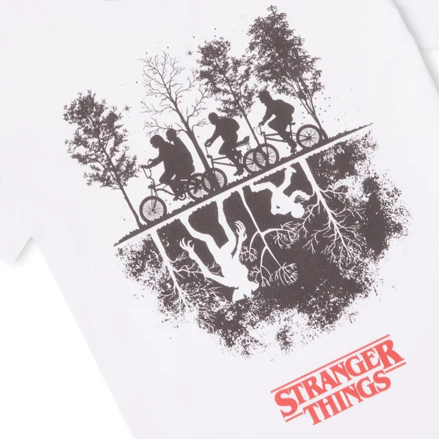 Stranger Things Upside Down Women's T-Shirt - White