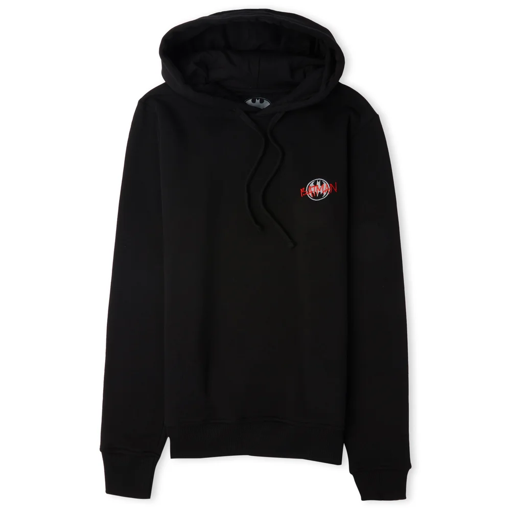 Batman Graffiti Embroidered Hoodie - Zwart - S Afbeelding 1