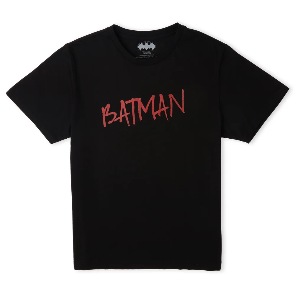 Batman Graffiti Unisex T-Shirt - Zwart - S Afbeelding 1
