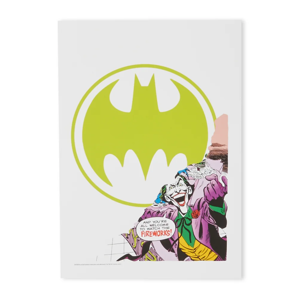 Batman Question Giclee Poster - A4 - Print Only Afbeelding 1