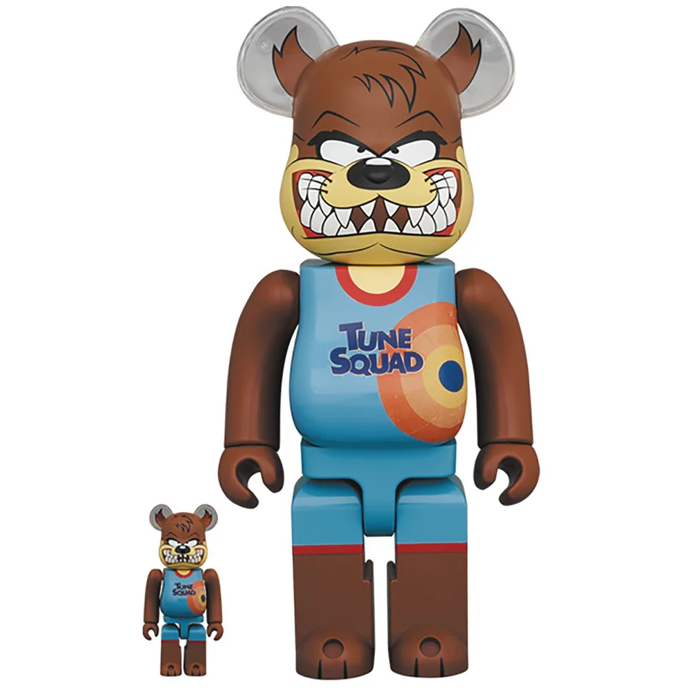 Medicom Space Jam: A New Legacy Tasmanian Devil 100% & 400% Be@rbrick 2-pack Afbeelding 1