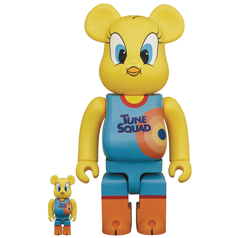Medicom Space Jam: A New Legacy Tweety Bird 100% & 400% Be@rbrick 2-pack Afbeelding 1
