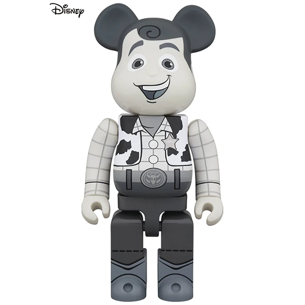Medicom Toy Story Woody 1000% Be@rbrick (Black & White Version) Afbeelding 1