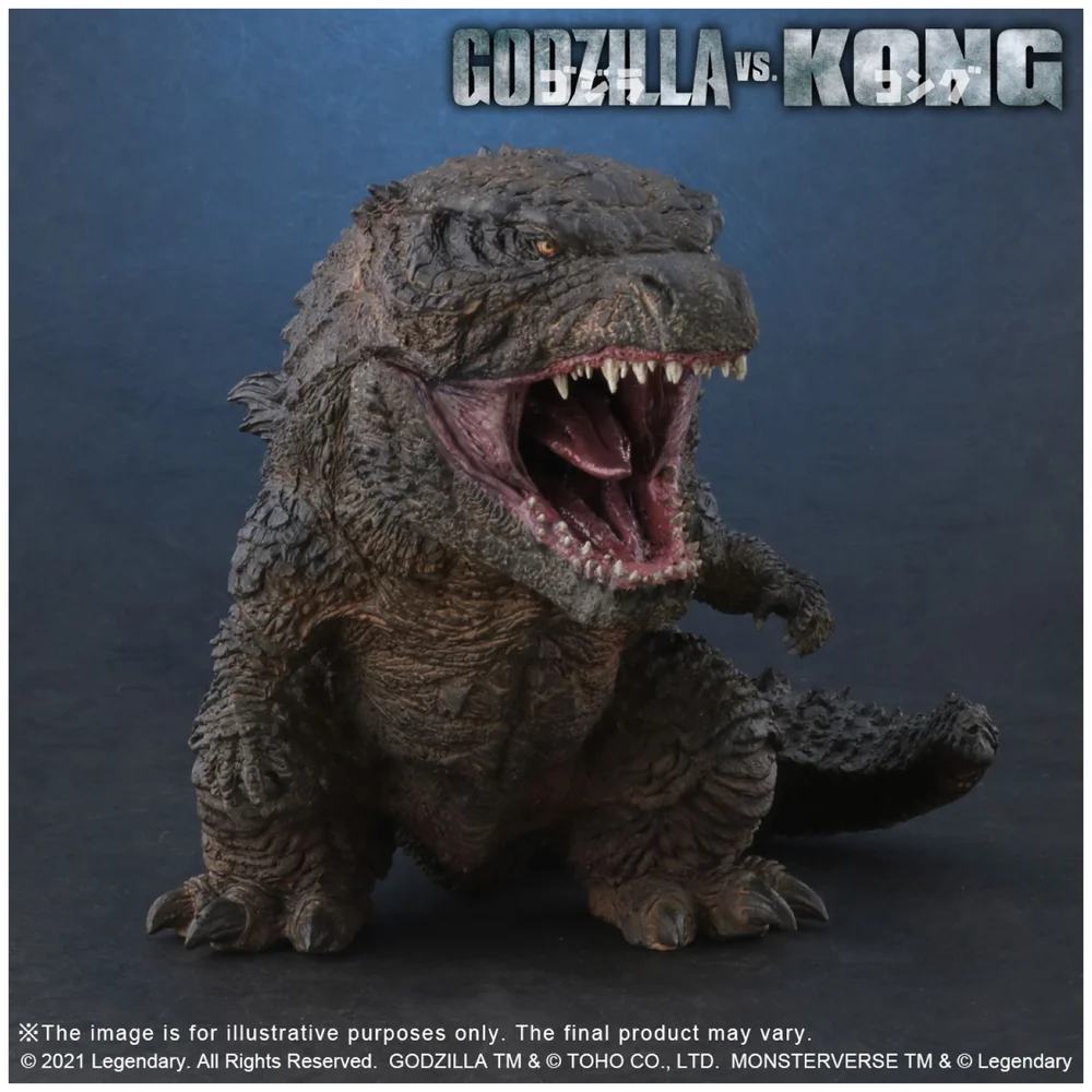 X-Plus DefoReal Series Godzilla Vs. Kong Soft Vinyl Figure - Godzilla (2021) Afbeelding 1