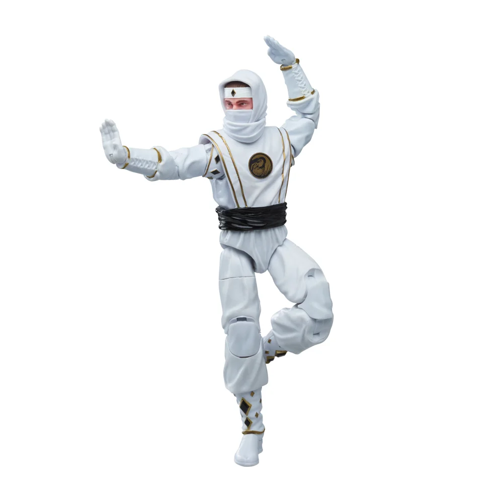 Hasbro Power Rangers Lightning Collection Monsters Mighty Morphin Ninja White Ranger 6 Inch Action Figure Afbeelding 1