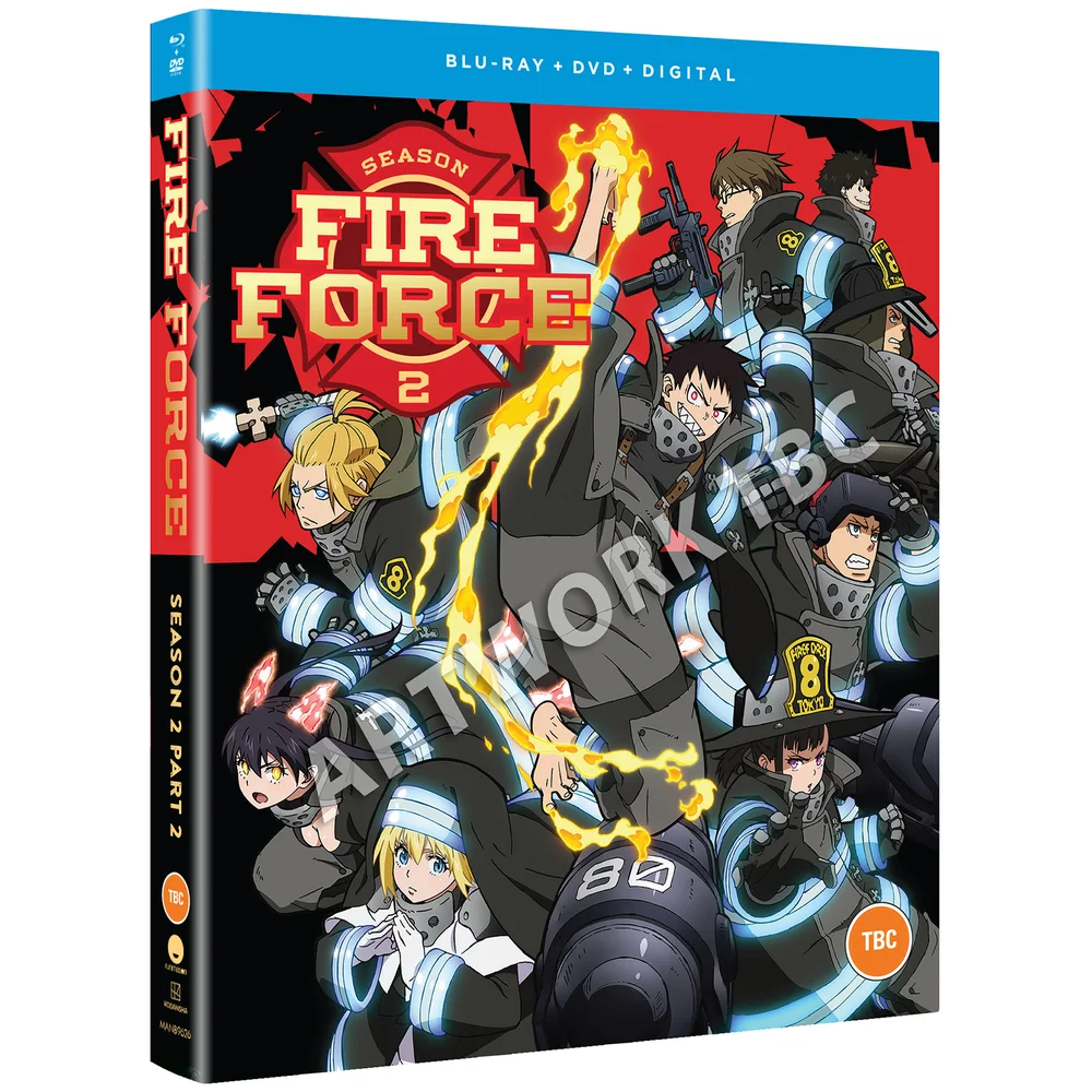 Fire Force Season 2 Part 2 - Blu-ray/DVD Combo + Digital Copy Afbeelding 1