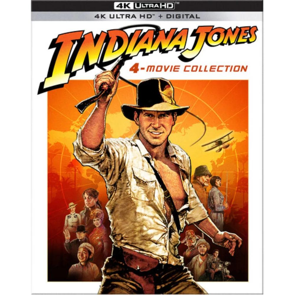 Indiana Jones: 4-Movie Collection - 4K Ultra HD Steelbook (US Import) Afbeelding 1