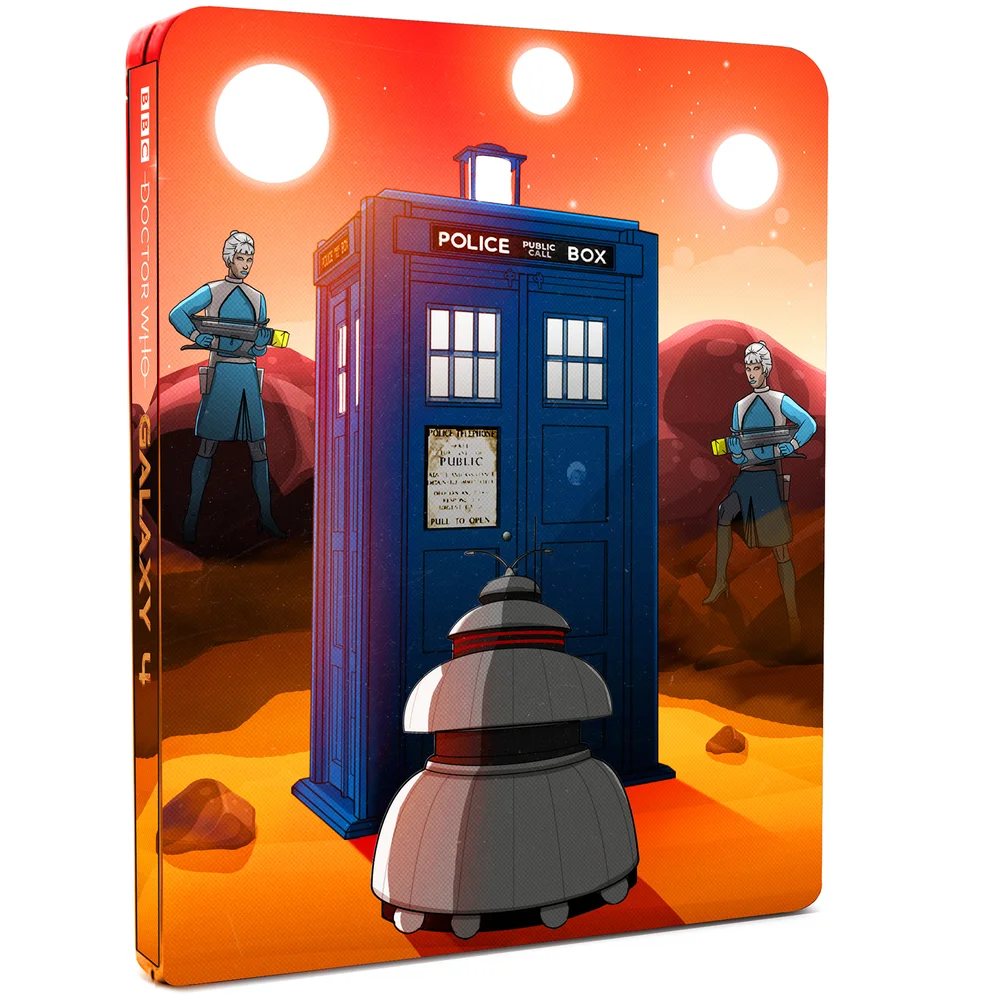 Doctor Who - Galaxy 4 (Animation) BD Steelbook Afbeelding 1
