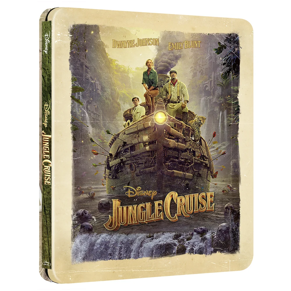 Jungle Cruise 4K Ultra HD Zavvi Exclusive Steelbook (Includes Blu-ray) Afbeelding 1