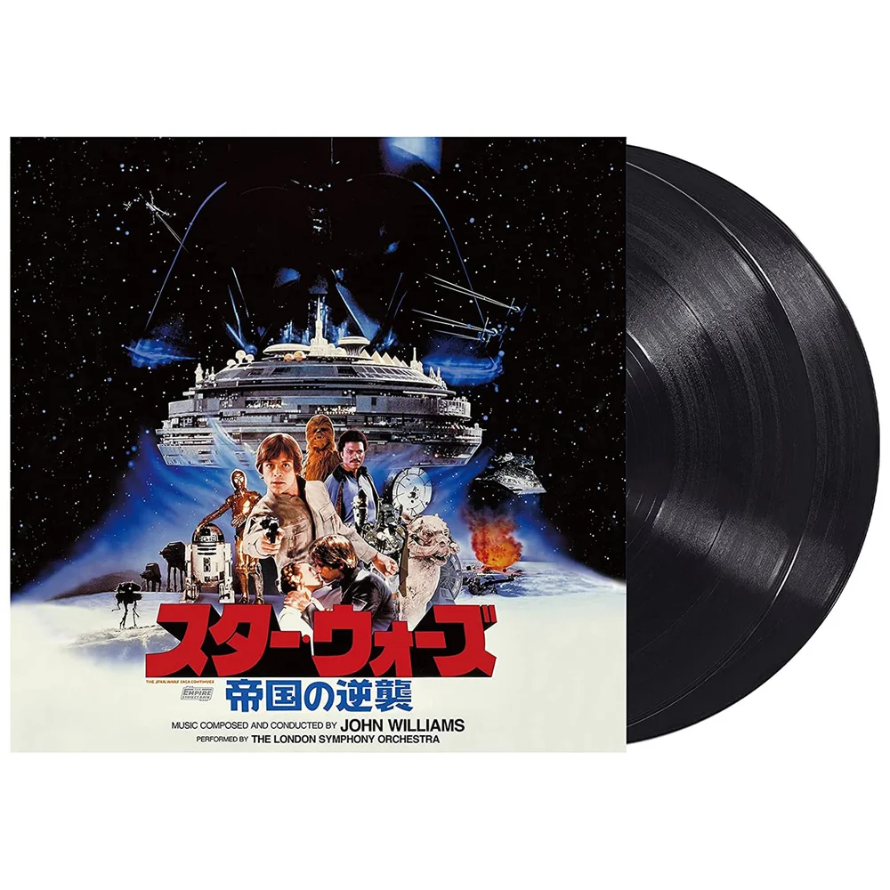 John Williams - Star Wars: The Empire Strikes Back - Original Soundtrack Vinyl 2LP Japanese Edition Afbeelding 1
