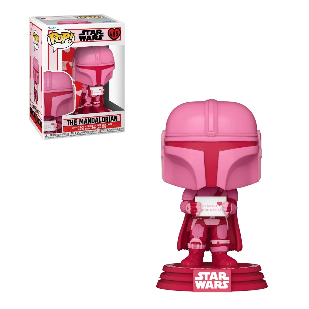 Star Wars Valentines The Mandalorian Funko Pop! Vinyl Afbeelding 1