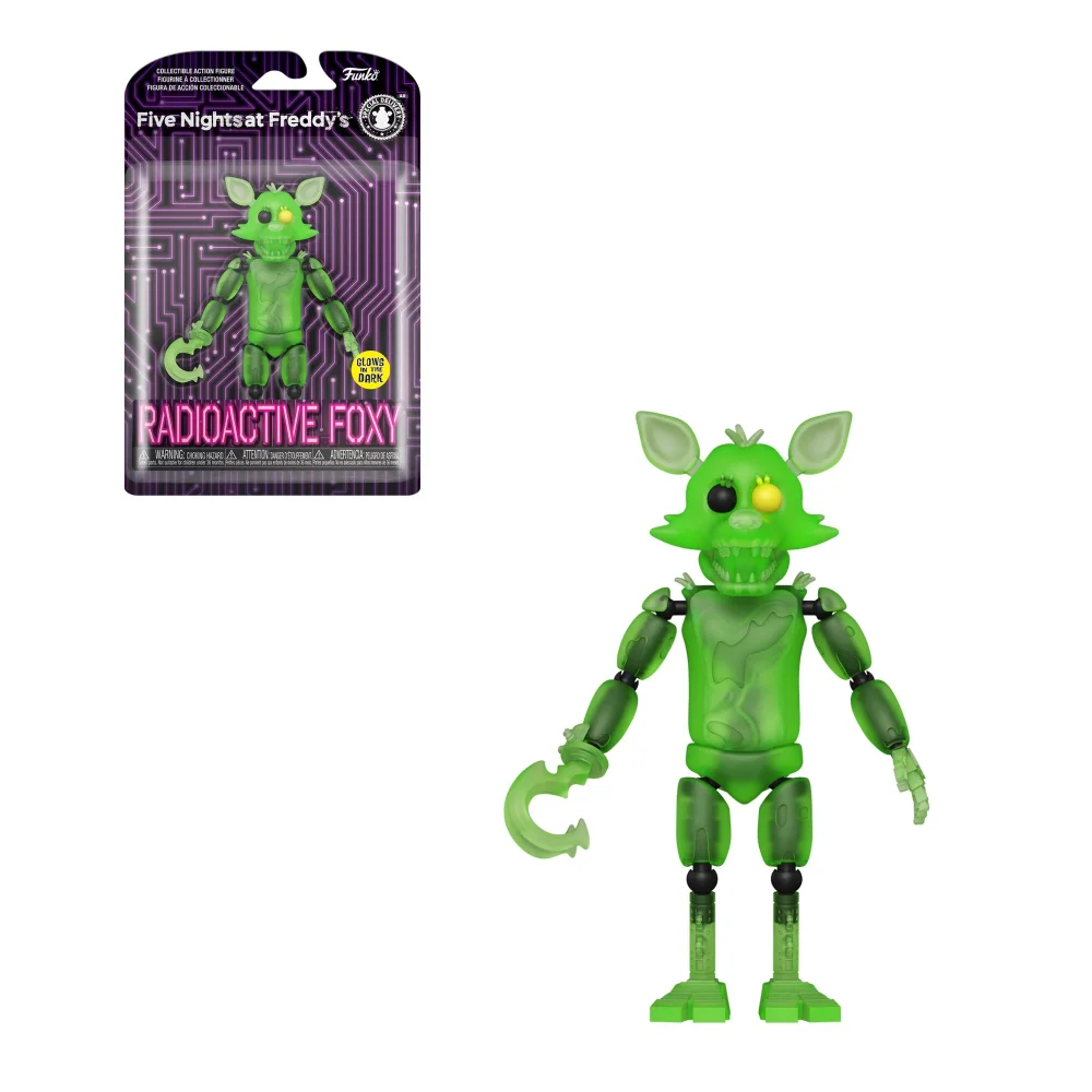 Five Nights At Freddy's Radioactive Foxy Action Figure Afbeelding 1