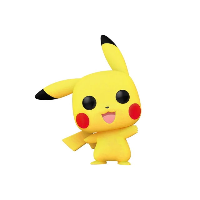 Pokémon Pikachu Waving Flocked Zavvi EXC Funko Pop! Vinyl