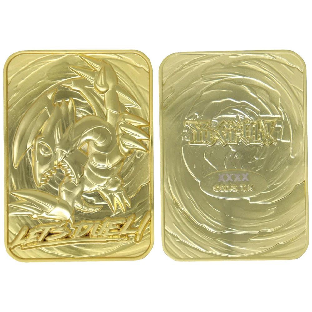 Fanattik: Yu-Gi-Oh! Limited Edition 24K Gold Plated Collectible - Blue Eyes Toon Dragon Afbeelding 1
