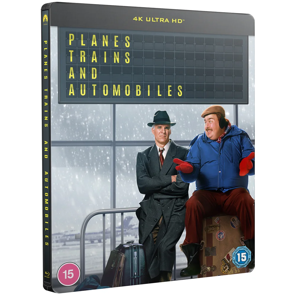 Planes, Trains and Automobiles Zavvi Exclusive 4K Ultra HD Steelbook (includes Blu-ray) Afbeelding 1