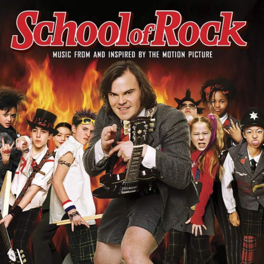 School of Rock (Music From and Inspired by Motion Picture) 140g Vinyl 2LP (Orange) Afbeelding 1