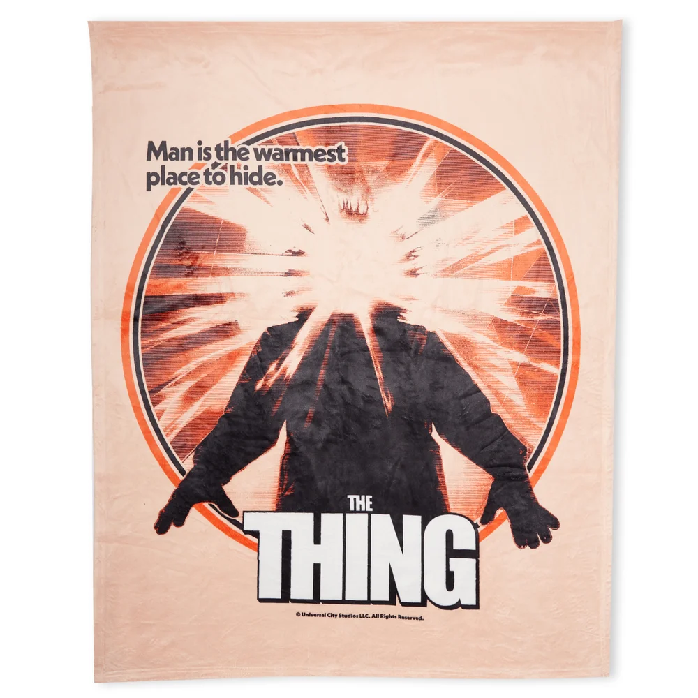 The Thing Man Is The Warmest Place To Hide Fleecedeken - M Afbeelding 1