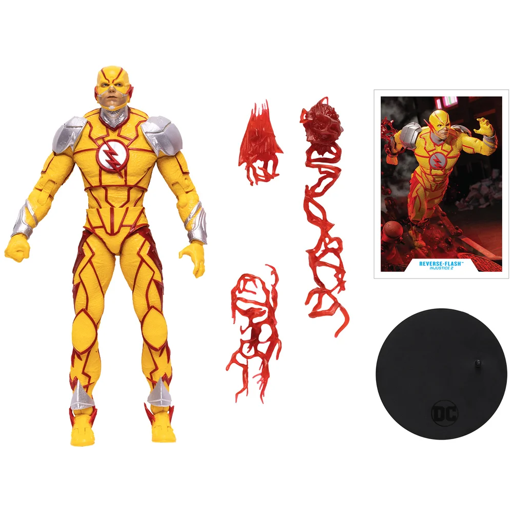 McFarlane DC Gaming 7 In Action Figure Wv7 - Reverse Flash Afbeelding 1