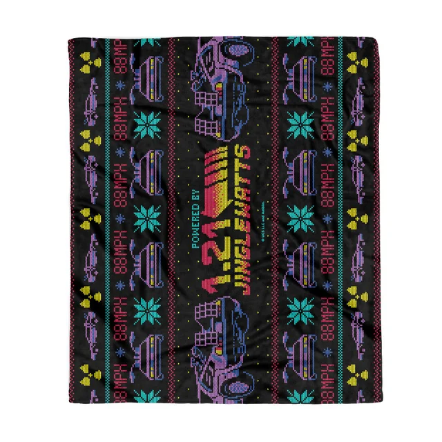 Back To The Future Jingle Watts Fleece Blanket