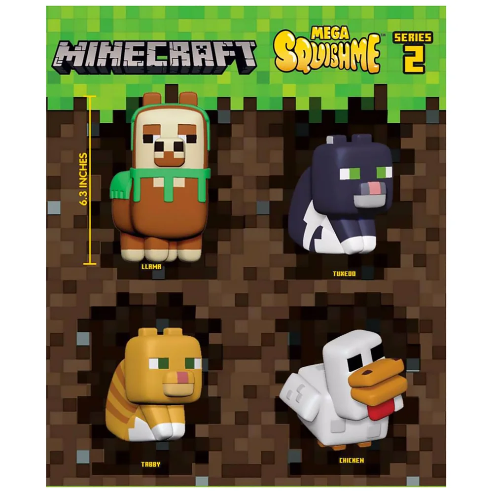 Minecraft Mega Squishme 16cm Anti-Stress Figure Squishy Afbeelding 1