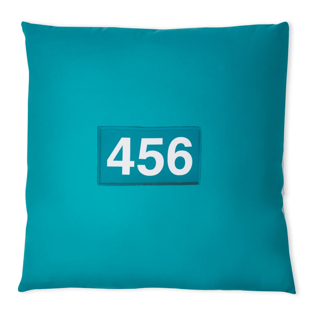 Squid Game Player 456 Vierkante Kussen - 40x40cm - Soft Touch Afbeelding 1
