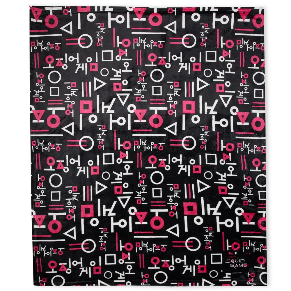 Squid Game Iconic Squid Fleecedeken - M Afbeelding 1