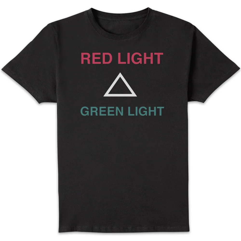 Squid Game RED LIGHT GREEN LIGHT Men's T-Shirt - Zwart - S Afbeelding 1