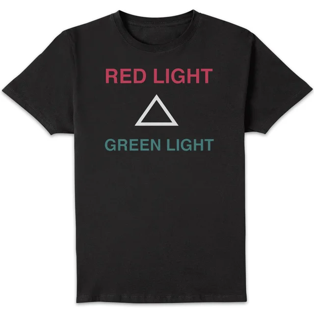 Squid Game RED LIGHT GREEN LIGHT Men's T-Shirt - Zwart
