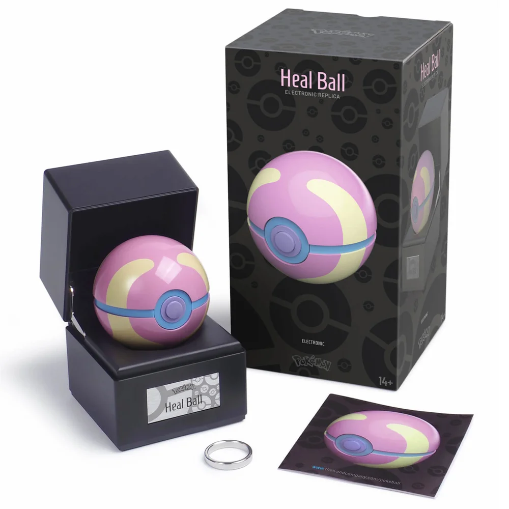 Wand Company Pokémon Die-Cast Heal Ball Replica Afbeelding 1